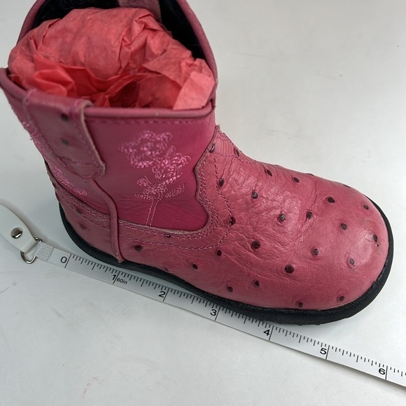 Roper Cowgirl Cowboy Pink Boots Zipper Side Close Little Girls Size 6 Western - Picture 9 of 9
